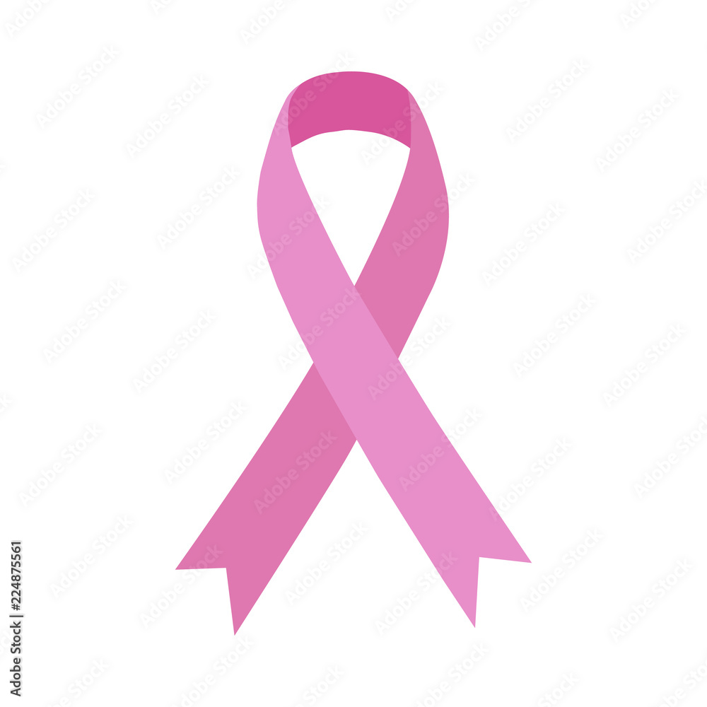 Pink ribbon. Breast cancer. Medical concept Pink ribbon. Breast cancer. Medical concept