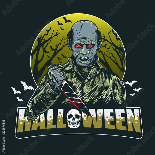 killer at Halloween party