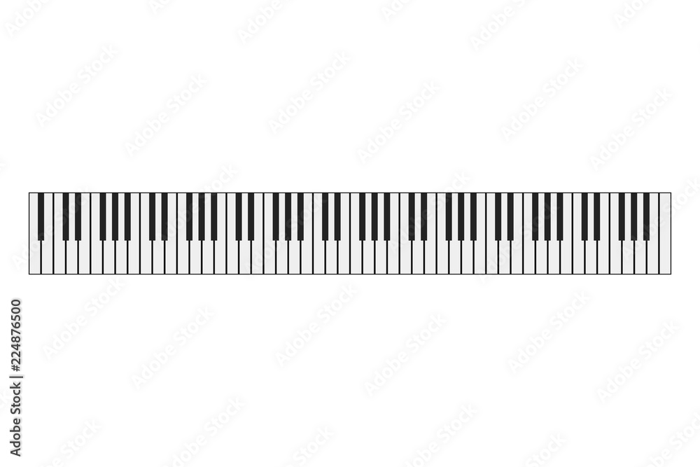 Piano keyboard instrument background Piano keyboard instrument background