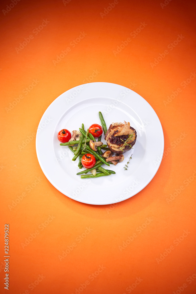 steak with vegetables steak with vegetables