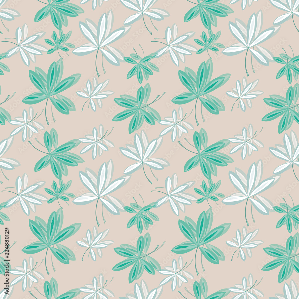 Fashionable pattern in small flowers. Floral seamless background for textiles, fabrics, covers, wallpapers, print, gift wrapping and scrapbooking. Raster copy