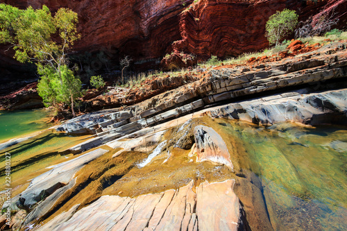 Hammersley Gorge rocky outback landscape photo