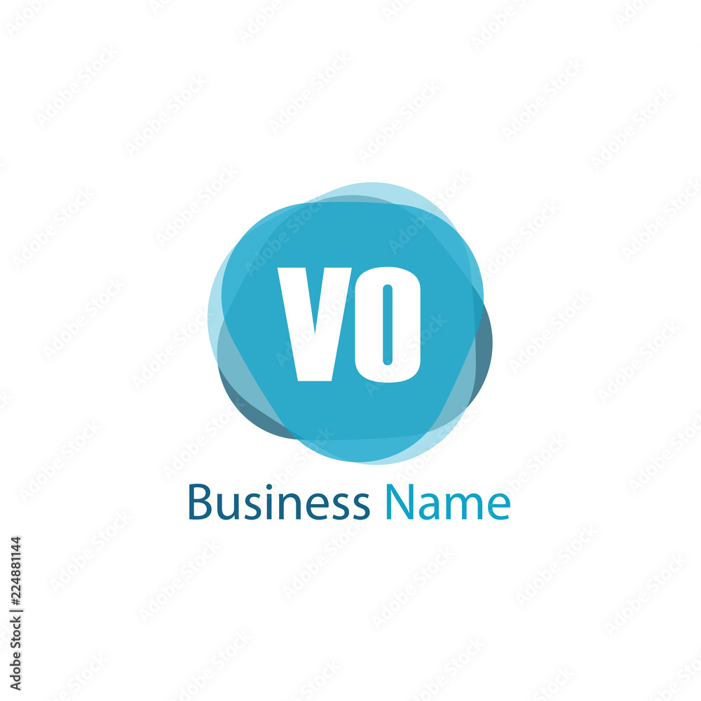 Initial Letter VO Logo Template Design Initial Letter VO Logo Template Design