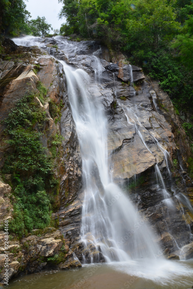 Mae Tia Waterfall in Ob Luang National Park, Chiang Mai, Thailand Mae Tia Waterfall in Ob Luang National Park, Chiang Mai, Thailand
