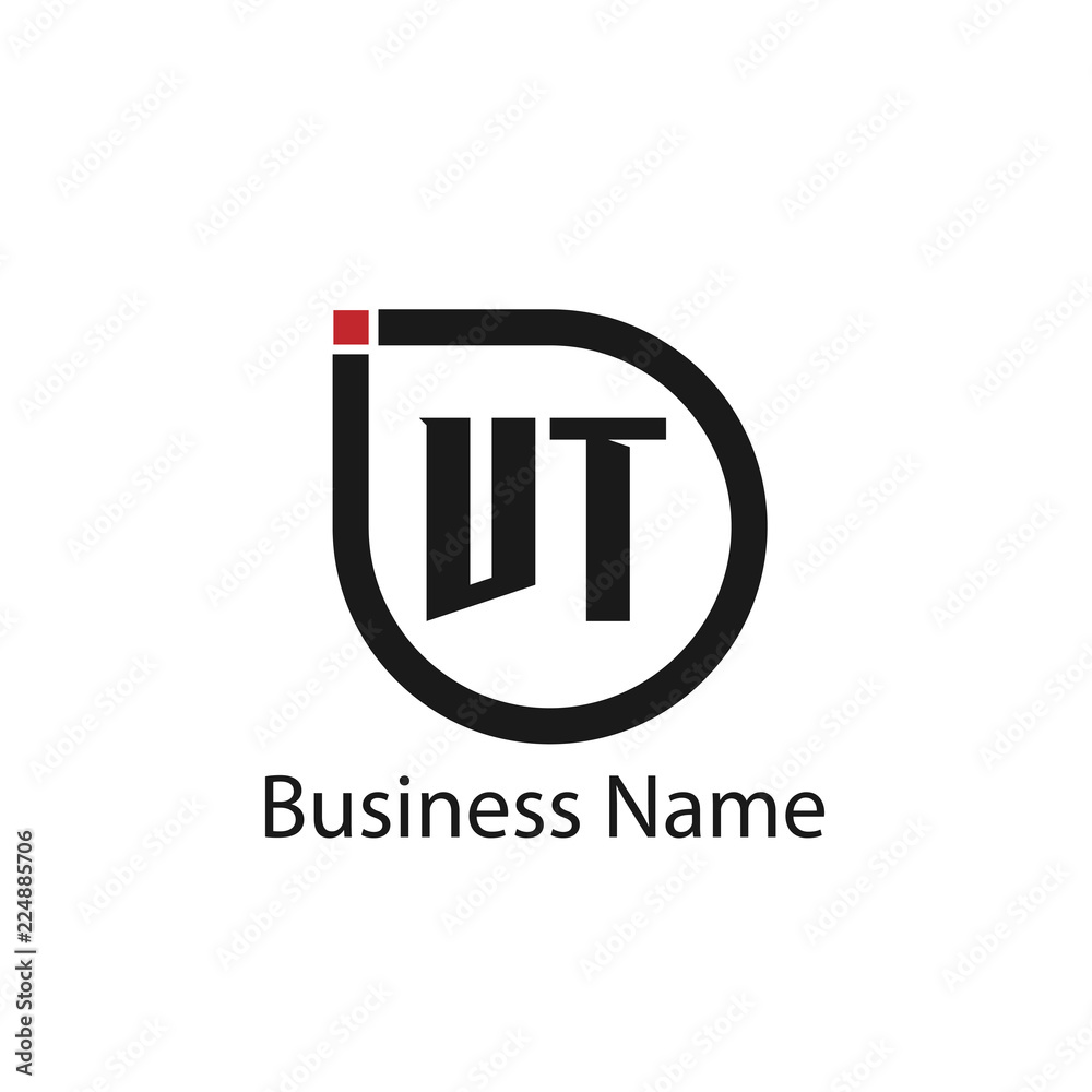 Initial Letter VT Logo Template Design Initial Letter VT Logo Template Design