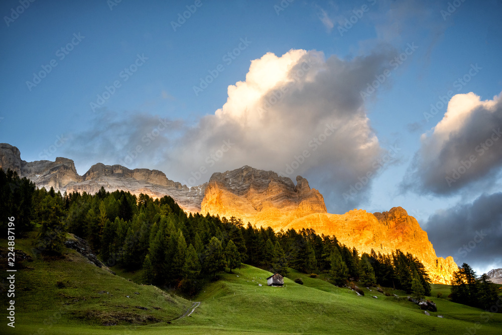 Dolomiti, Alpe di Fanes. Trentino Alto Adige, Italy