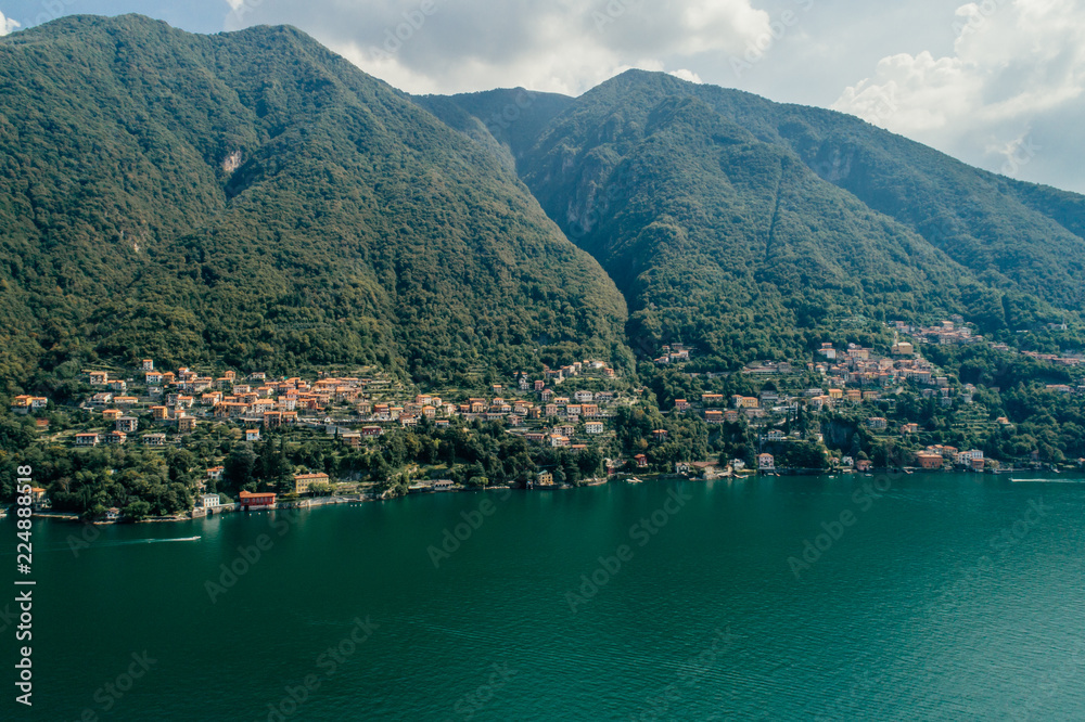 Italy Como Lake drone Air drone summer photo