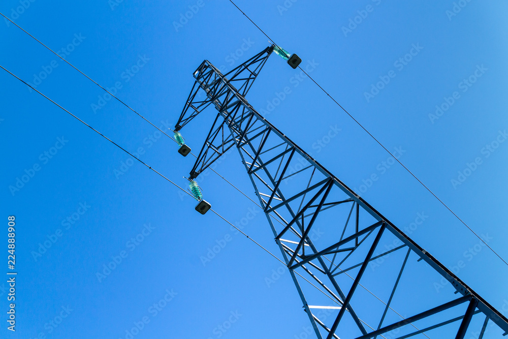 Electricity tower in France near Ayat-Sur-Sioule. Electricity tower in France near Ayat-Sur-Sioule.