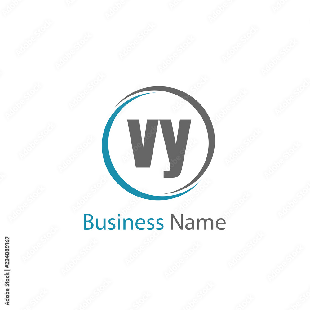 Initial Letter VY Logo Template Design Initial Letter VY Logo Template Design