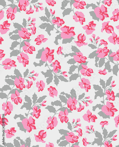 seamless pattern with flowers
