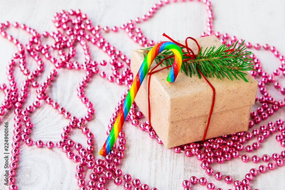 Christmas gifts in a festive atmosphere