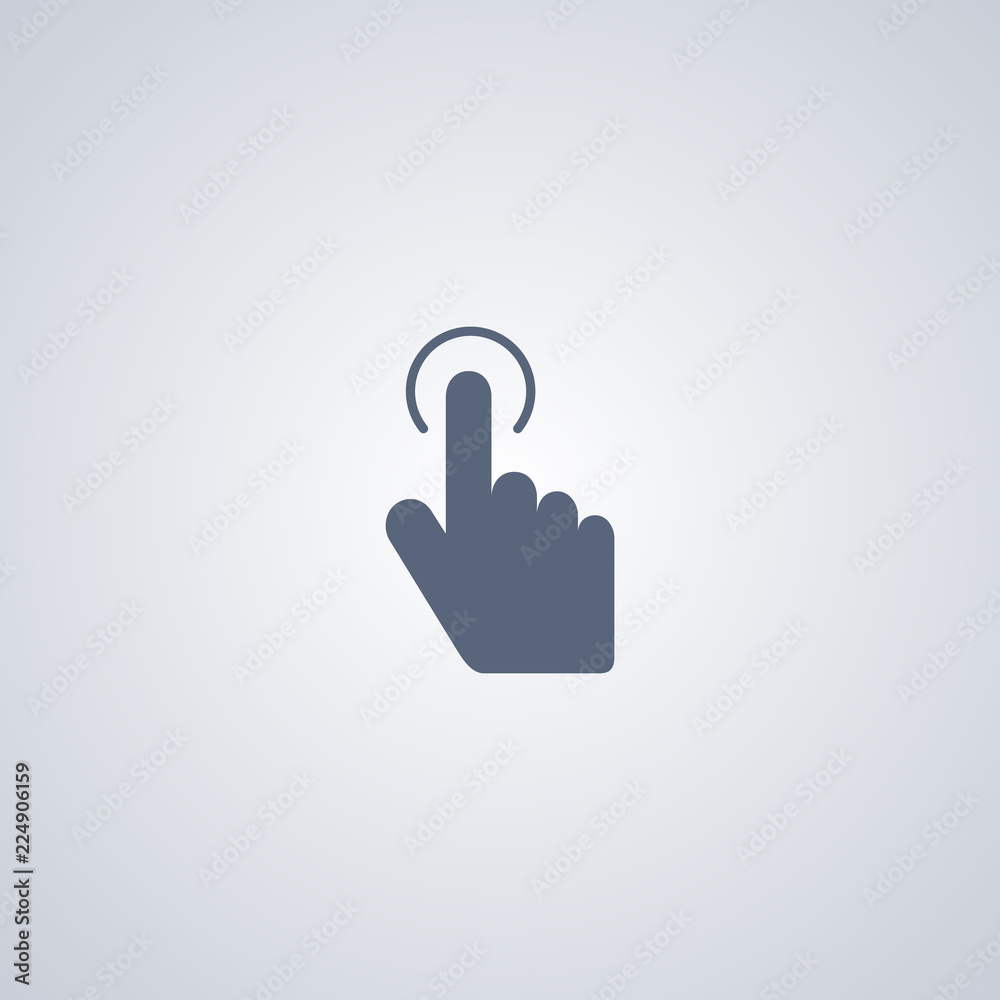 Gesture click, vector best flat icon Gesture click, vector best flat icon
