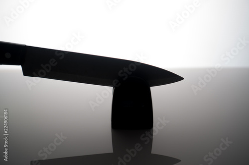 Wallpaper Mural Kitchen Knife sharpener on white Torontodigital.ca