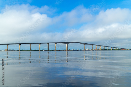 Jules Wijdenboschbrug (Jules Wijdenbosch Bridge) in Paramaribo (Surinam, South America)
