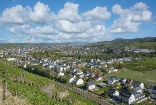 Blick auf Bad Neuenahr-Ahrweiler im Ahrtal,Rheinland-Pfalz,Deutschland