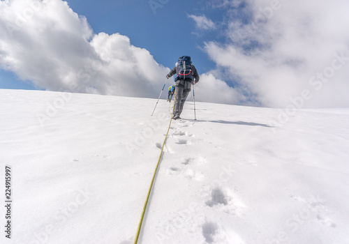 Mountain adventure in Tyrol Alps