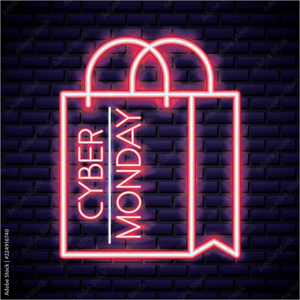 Obraz premium cyber monday shop