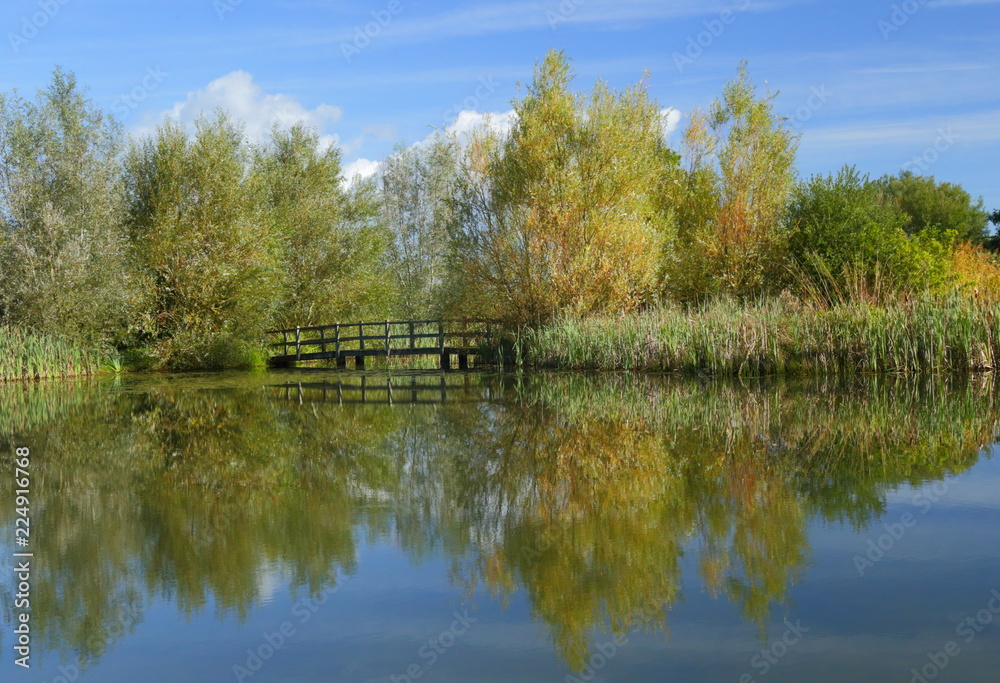 Lake in local nature reserve in East Devon Area of Outstanding Natural Beauty Lake in local nature reserve in East Devon Area of Outstanding Natural Beauty
