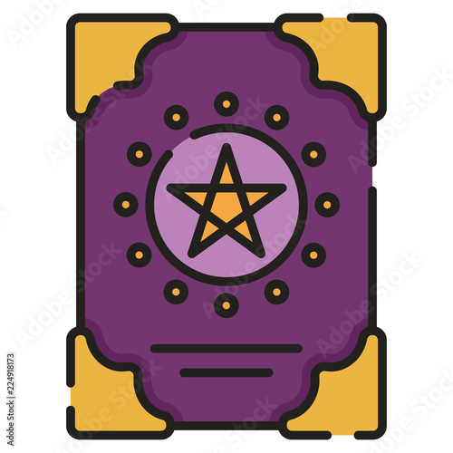 Spellbook LineColor illustration