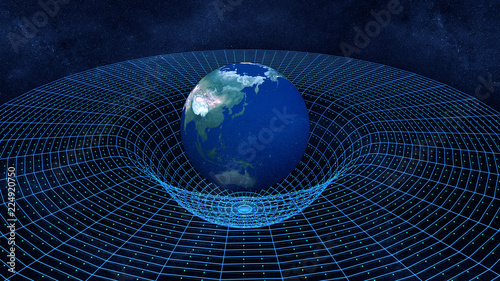Spacetime or Theory of relativity photo