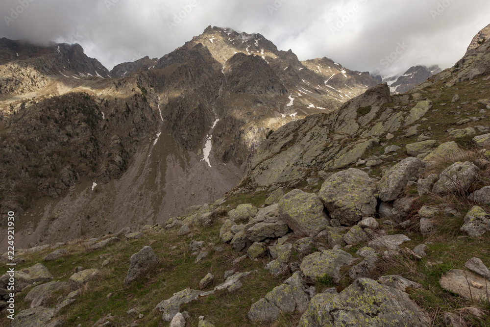 La vallée de la Gordolasque dans le Mercantour