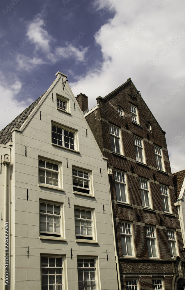 fachadas em Amsterdam