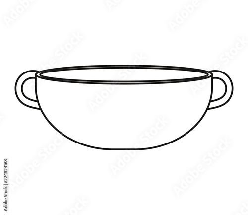 bowl two handles utensil kitchen