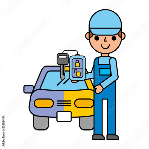 car painting key automotive service