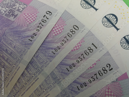 Czech Koruna notes, Czech Republic