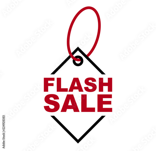 red vector banner flash sale