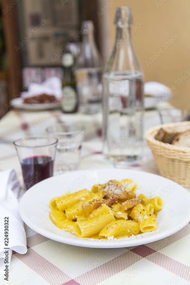 Carbonara's pasta in Rome Carbonara's pasta in Rome