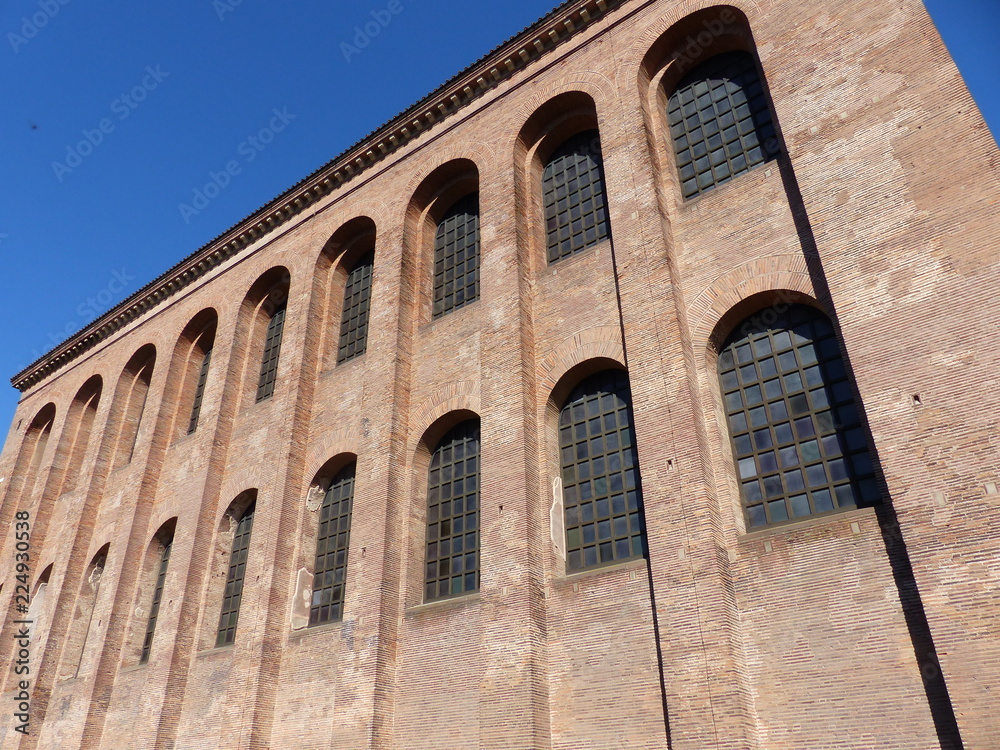 Fassade der Konstantinbasilika in Trier / Mosel