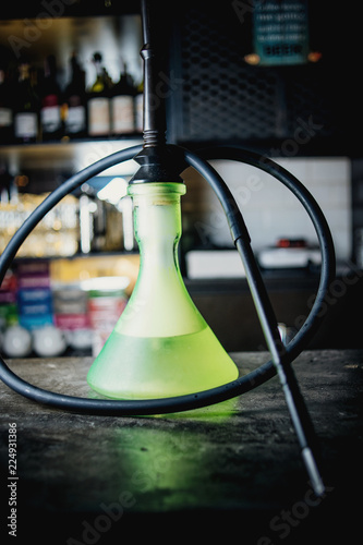 hookah bowl close-up on table photo