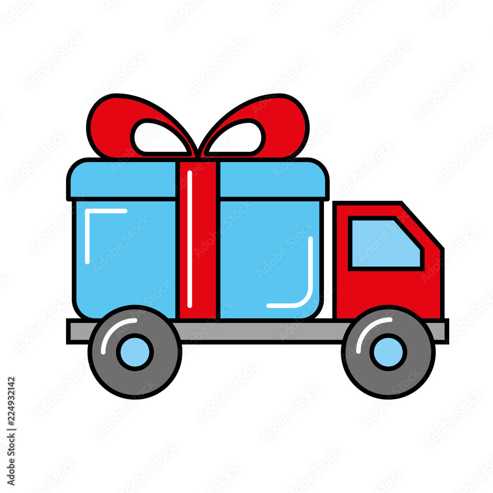 online shopping logistic truck delivery gift online shopping logistic truck delivery gift