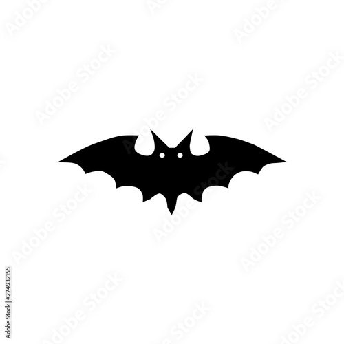 Bat isolated vector illustr...