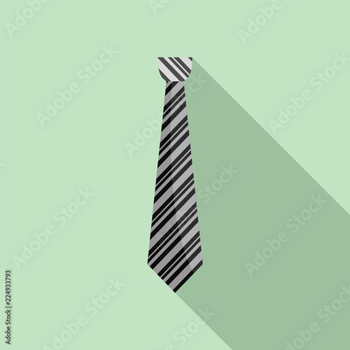 Fashion tie icon. Flat illustration of fashion tie vector icon for web design