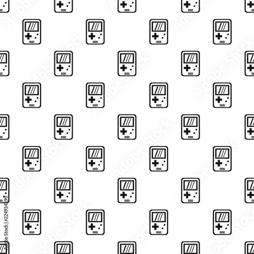 Tetris device pattern. Simple illustration of tetris device vector pattern for web