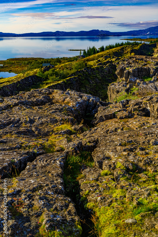 Volcanic Landscape, Thingvellir National Park, Iceland