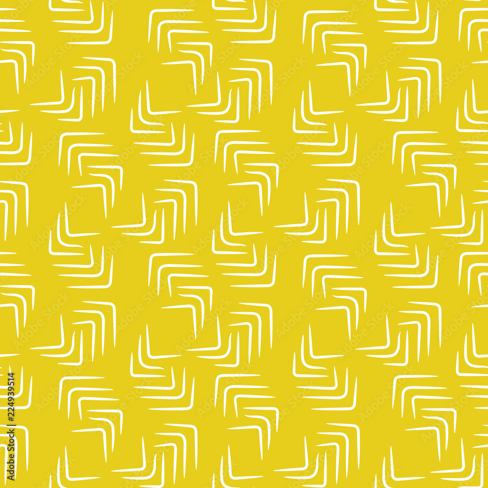 Decorative thin strokes seamless vector yellow pattern. Decorative thin strokes seamless vector yellow pattern.