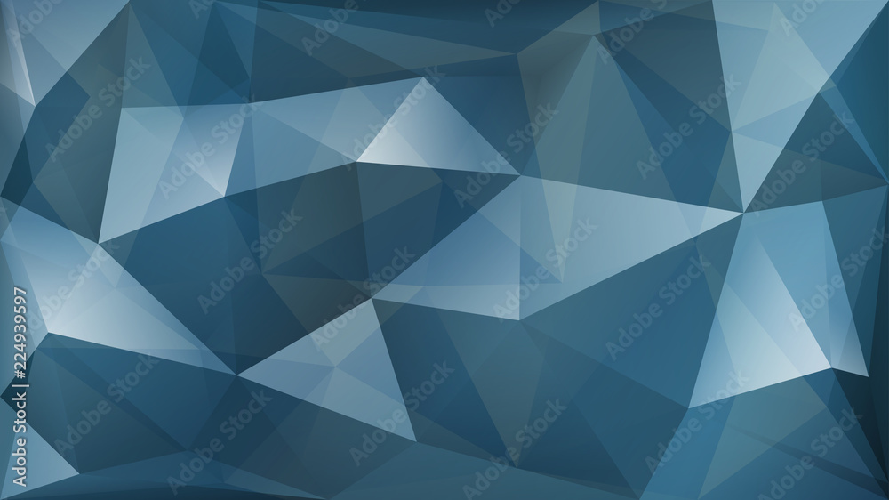 Abstract polygonal background of many triangles in gray colors