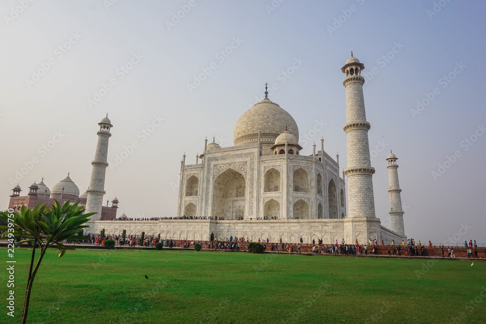 Mausoleum-mosque Taj Mahal. India