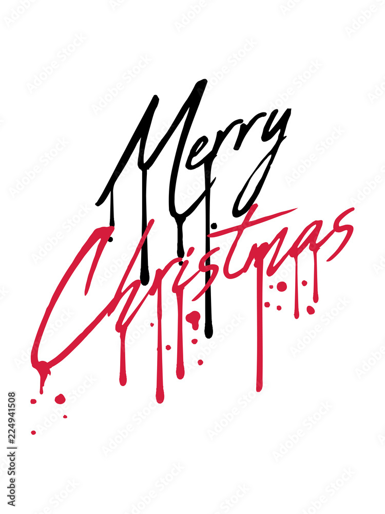 tropfen graffiti design cool have a merry christmas weihnachten frohe  weihnachtsmann santa claus nikolaus geschenke winter wünschen besinnliche  weihnacht text Stock Illustration | Adobe Stock