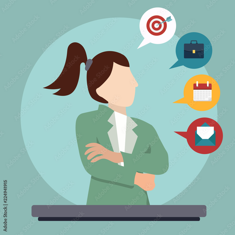 Support service concept. Technical support assistant. Flat vector illustration. Support service concept. Technical support assistant. Flat vector illustration.