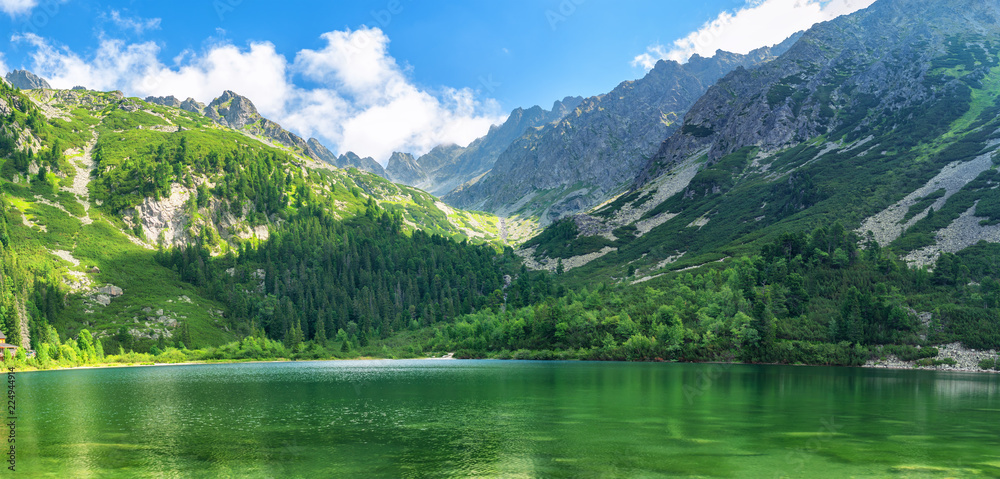 Mountain lake High Tatras National Park