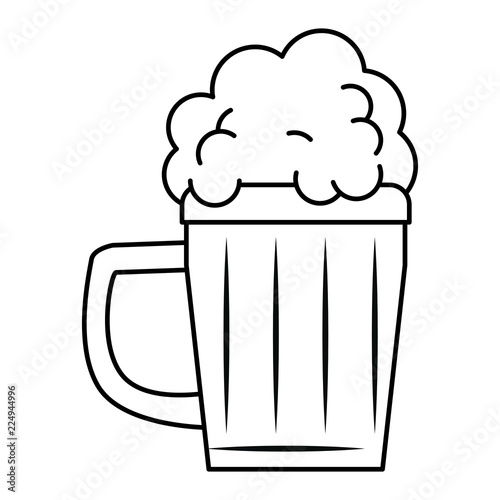 Beer glass cup