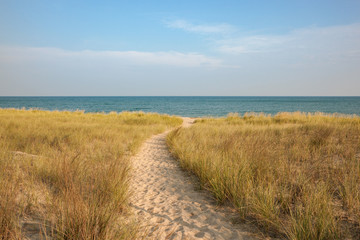 Leinwandbilder Dünen Indiana Dunes am Seeufer  © Colin