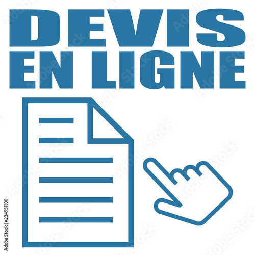 Logo devis en ligne.