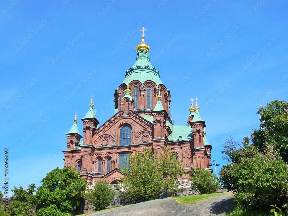 Obraz premium the cathedral in Helsinki