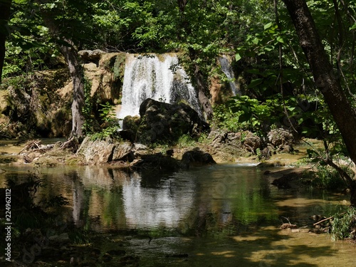 Price’s Falls in Murray County near Falls Creek, Oklahoma is named after William Nathan Price who built a grist mill in 1880’s.