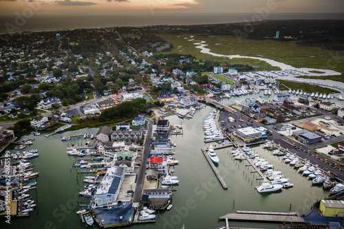 Aerial of Cape May New Jersey